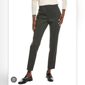 Akris Techno Stretch Pants Women 6 Gray Pleated Office Work Classic Minimalist